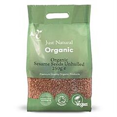 Org Sesame Seeds Unhulled (250g)