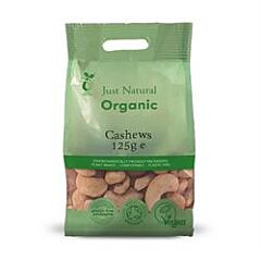 Org Cashews Whole (125g)