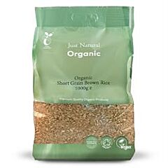 Org Short Grain Brown Rice (1000g)