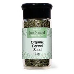 Org Fennel Seed Jar (45g)