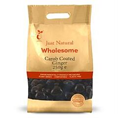 Carob Coated Ginger (250g)