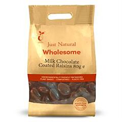 Milk Chocolate Coated Raisins (80g)