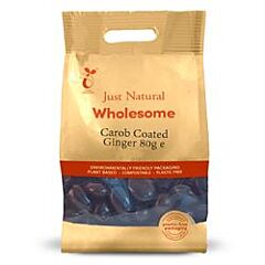 Carob Coated Ginger (80g)