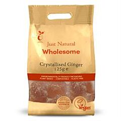 Crystallised Ginger (125g)