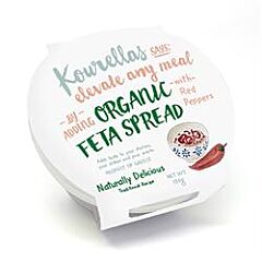 Organic Feta Spread Red Pepper (150g)