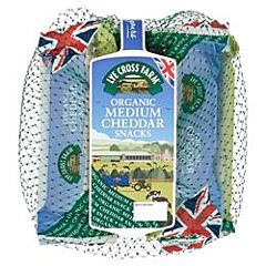 Organic Medium Cheddar Snacks (5x20g)