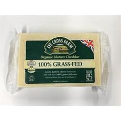 Organic 100% Grass-Fed Cheddar (350g)