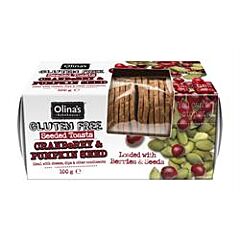 GF Cranberry & Pumpkin Toasts (100g)