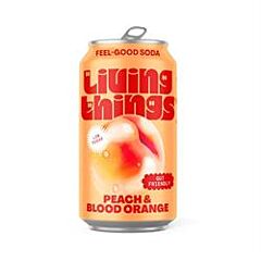 Peach & Blood Orange Soda (330ml)