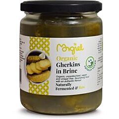 Organic Raw Gherkins in Brine (500g)
