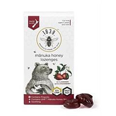 UMF 10+ Strawberry Lozenges (12 lozenges)