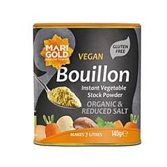 Organic Less Salt Veg Bouillon (140g)