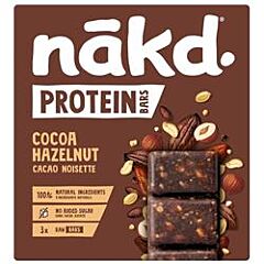 Nakd Protein Cocoa Hazelnut MP (3x45g box)