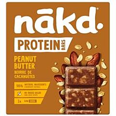 Nakd Protein Peanut Butter MP (3x45g box)