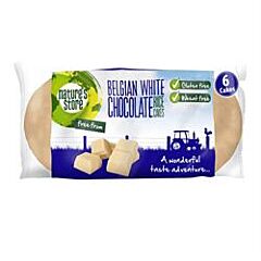 Belgian White Choc Rice Cakes (100g)