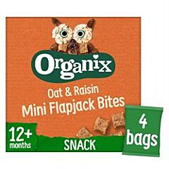 Organix Oat & Rais F/Jack Snac (4 x 20g box)