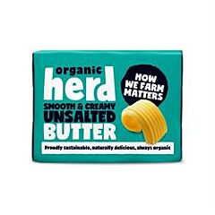 Organic Herd Unsalted Butter (250g)