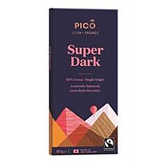 Organic Super Dark Bar (80g)