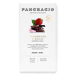 Raspberry & Roses Dark Choc (100g)