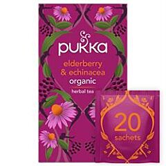 Org Elderberry & Echinacea Tea (20bag)