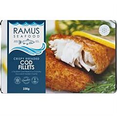 Breaded Crunchy Cod Fillets (240g)