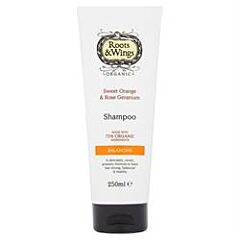 Orange & Rose Geranium Shampoo (250ml)