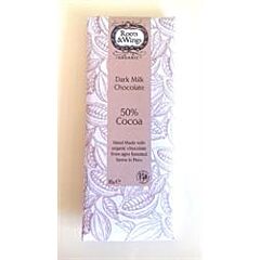 Organic DarkMilk Chocolate Bar (80g)