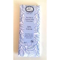 SeaSalt Caramel Chocolate Bar (80g)