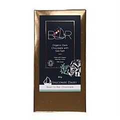 Dark Seasalt Organic Choc Bar (80g)