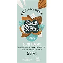 Dark 58% Salted Caramel Org (75g)