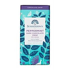 Peppermint Dark Choc Crisp Bar (100g)