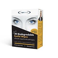 Biodegradable 20 eyelid wipes (20wipes)