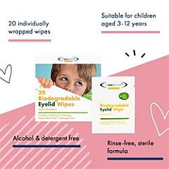 Junior Eye Lid Wipe x20 (20wipes)
