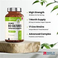 Bio Cultures Probiotics (60 capsule)