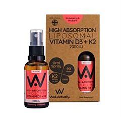 Vit D3+K2 spray (2000IU) Straw (25ml)