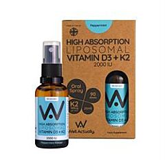 Vit D3+K2 spray (2000IU) Pep (25ml)