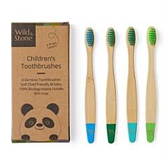 Child's Toothbrush - 4 Aqua (4unit)
