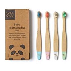 Baby Toothbrush - 4 Multi (4unit)