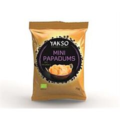 Organic Mini Pappadums (75g)